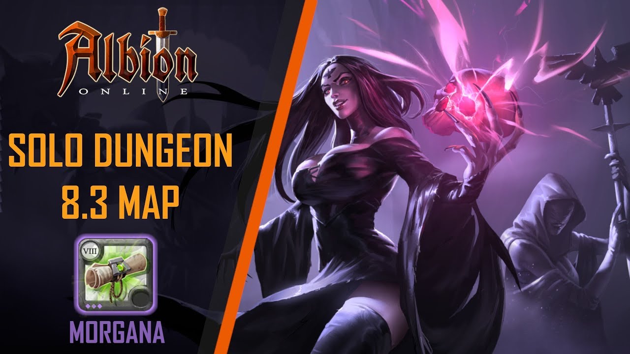 Albion Online | 8.3 Solo Random Dungeon | Morgana Dungeon - PVE Badon Build