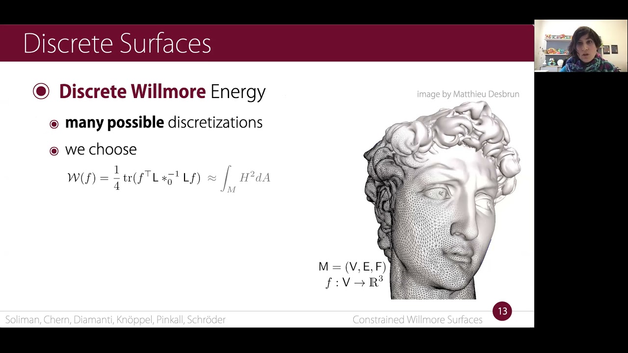 Olga Diamanti: Discrete Willmore Surfaces
