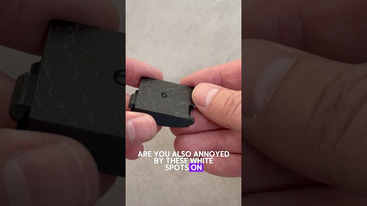 3D Print: How to Remove White Spots on the First Layer &ndash; Easy DIY Trick #3dprinting #diy