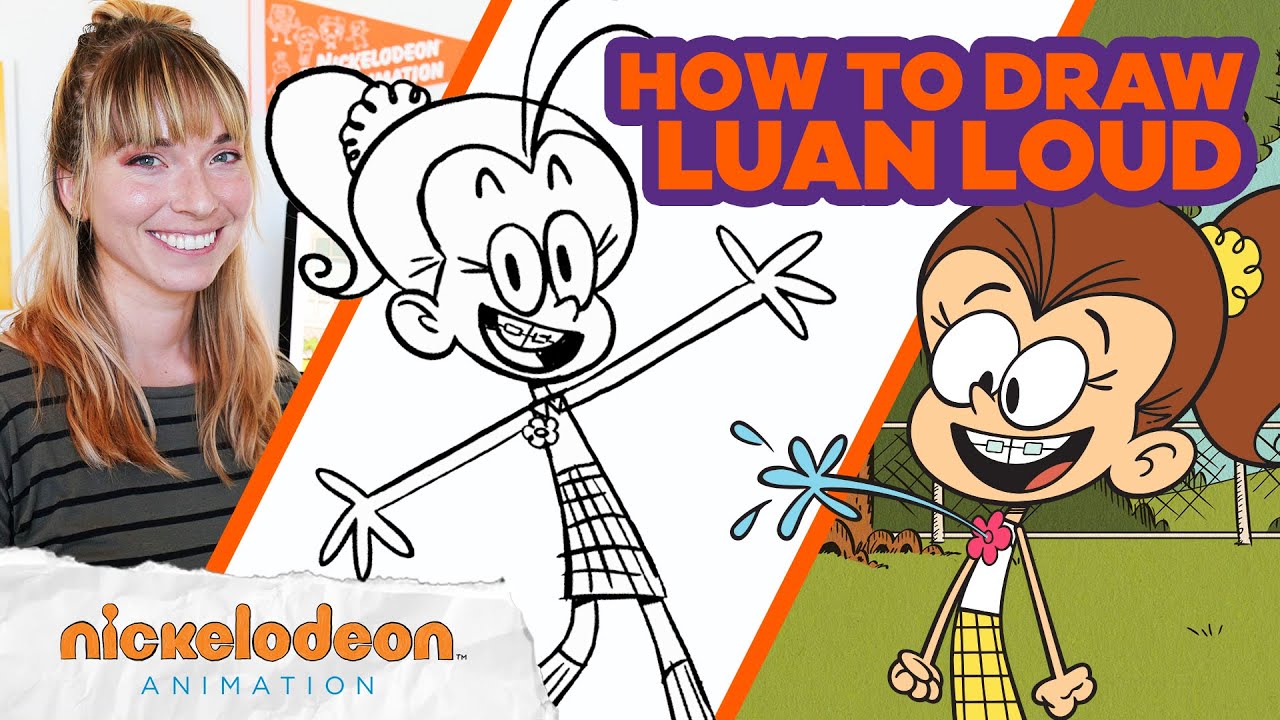 How to Draw Luan from The Loud House ✍️🎨 Draw Along w/Jordan Rosato