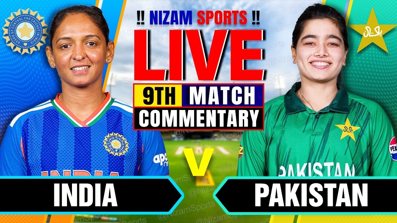 🔴Live: India vs Pakistan | 9th Match | Live Cricket Score & Commentary