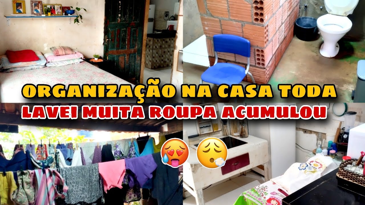 Organização na casa toda + lavei muita roupa 🥵😮‍💨