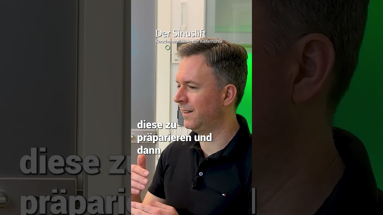 Sinuslift - Knochenaufbau im Oberkiefer Seitenzahnbereich