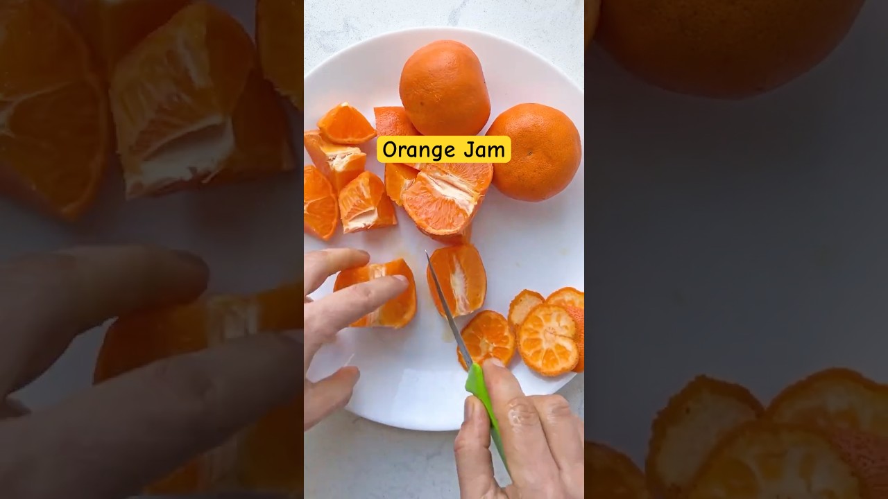 Orange Marmalade No Pectin - Small Batch- Orange Jam #orangejam #marmalade #jamrecipe