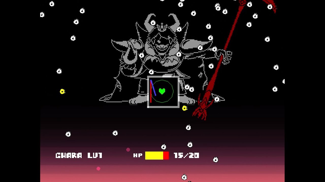 [Insane Mode]Underfell: Asgore Pacifist Battle(Undertale FanGame) New ending