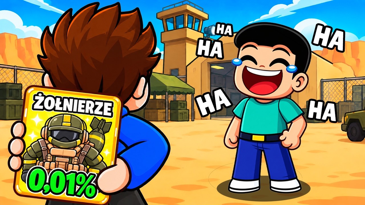 UDAJE NOOBA a potem UŻYWAM 0.01% WOJSKA w Roblox!