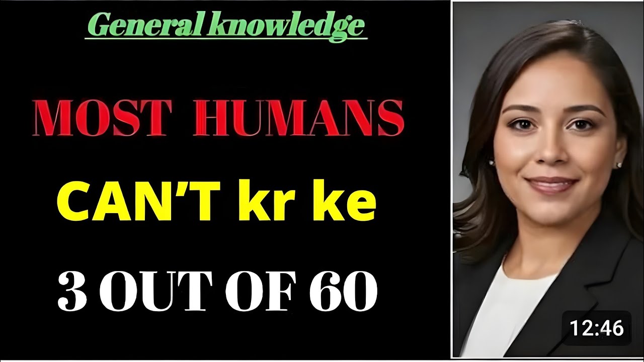 MOST HUMANS CAN'T Kr KE 3 OUT OF 60