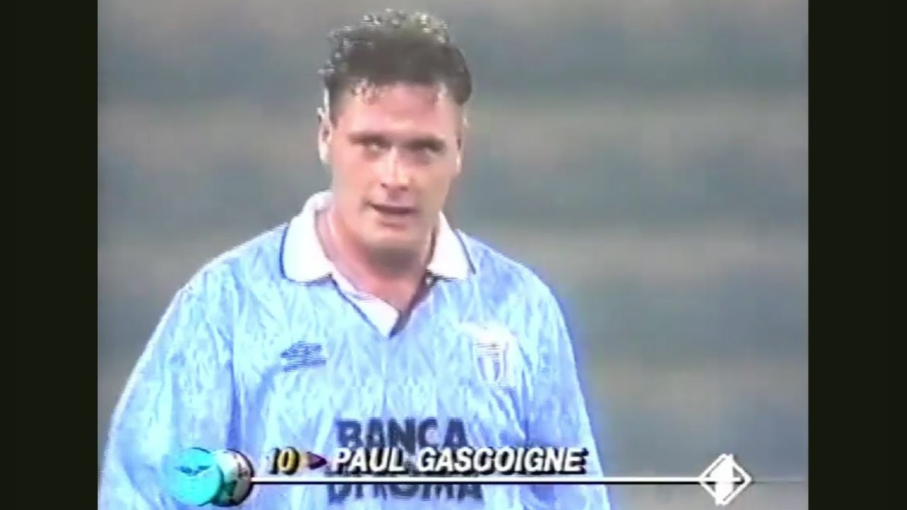 Paul Gascoigne MAGIC vs Torino 1992/93 Coppa Italia