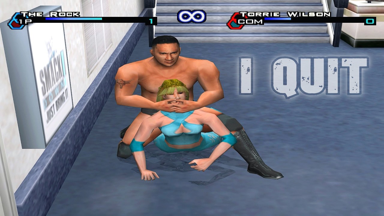 The Rock vs. Torrie Wilson | RAW is WAR | I QUIT | BackStage | Intergender | @WWF SD! Just Bring It