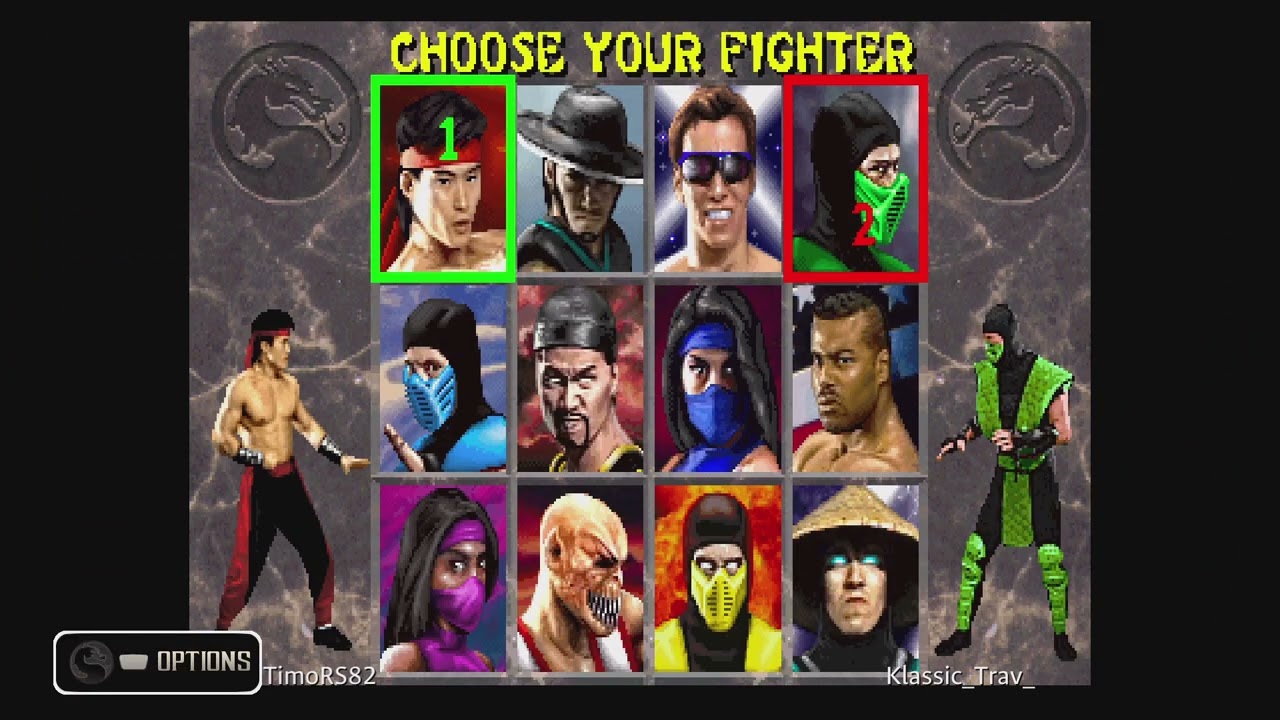 Mortal Kombat: Legacy Kollection - MK II Online: TimoRS82 (Liu Kang) VS Klassic_Trav_ (Raiden)