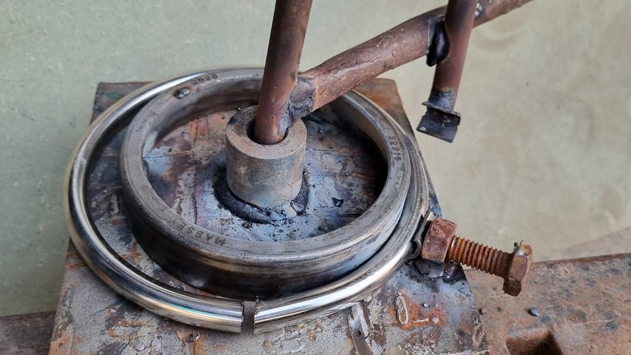 How to turn mild steel with this tool , how to bend thick steel