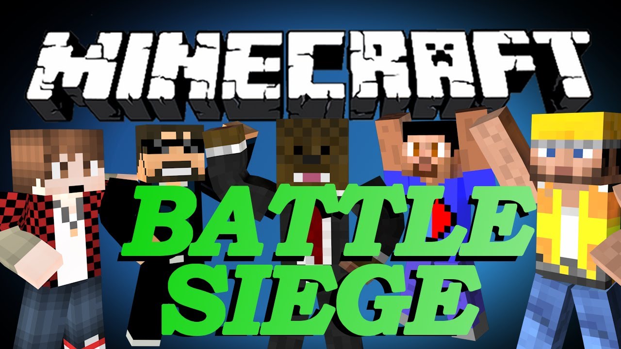 I AM SNEAKY NINJA Minecraft Battle Siege (Part 2) w/ BajanCanadian, SSundee and Friends!