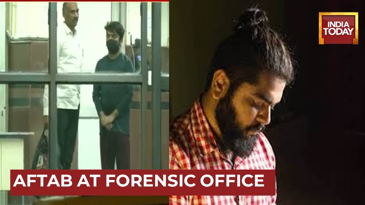 WATCH: Video Of Aftab From Inside The Forensic's Office During Lie Detector Test
