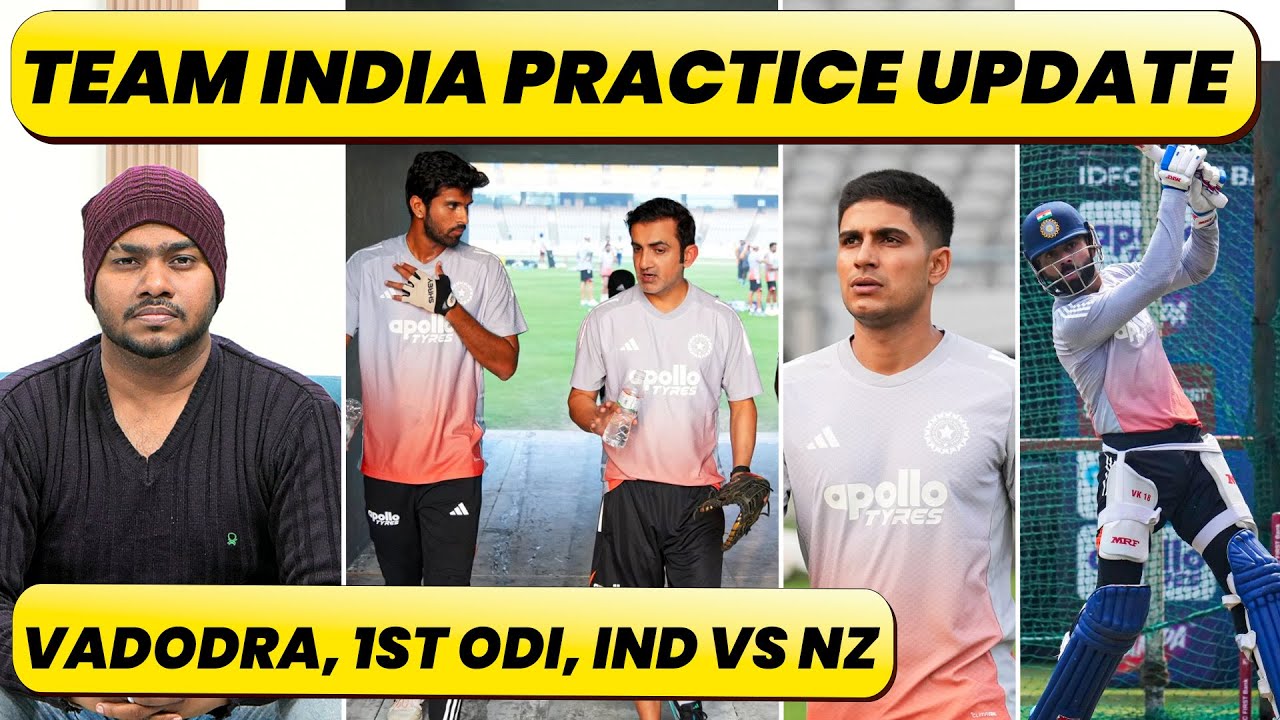 Team India Practice Update from Vadodara | IND vs NZ 1st ODI | Virat Kohli Special