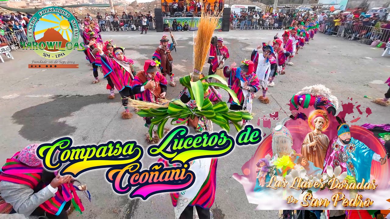 Carnaval de Ccoñani - Ayacucho - Comparsa Luceros de Ccoñani / Llaves Doradas 2024 Yarowilcas