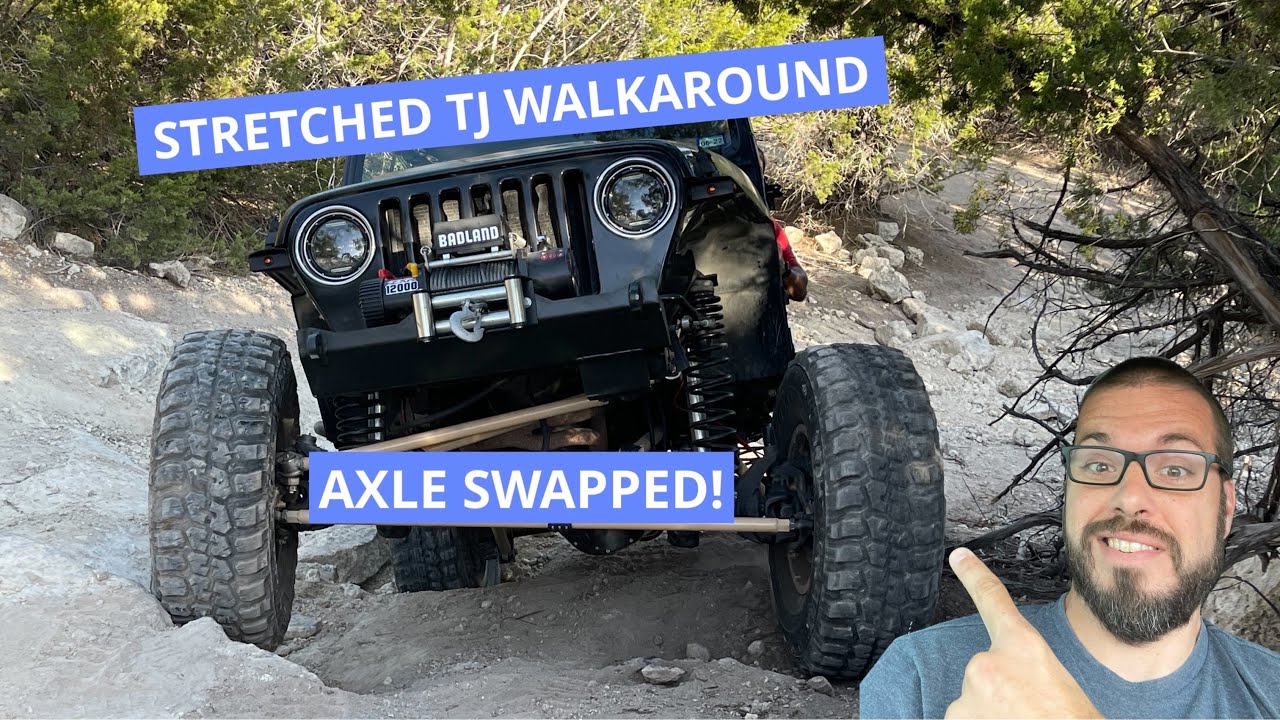 JEEP TJ AXLE SWAP, LONG ARMS, 10 INCH STRETCH - Walk Around