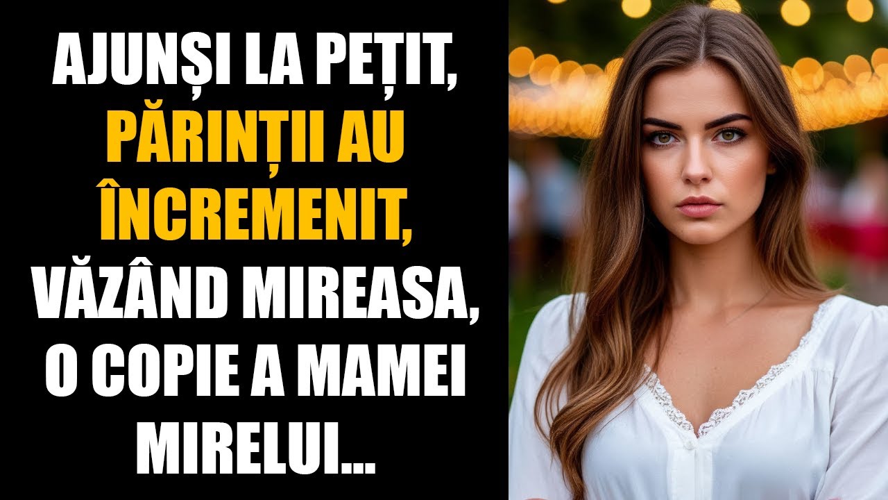 Ajunși la pețit, părinții au încremenit, văzând mireasa, o copie a mamei mirelui...