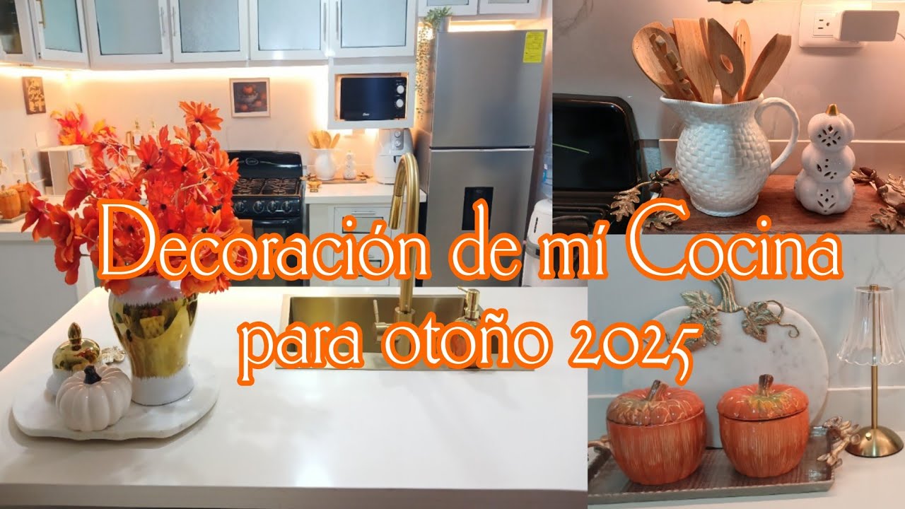 Decoración  COCINA para OTOÑO 2025/ Ideas sencillas para decorar tu cocina 