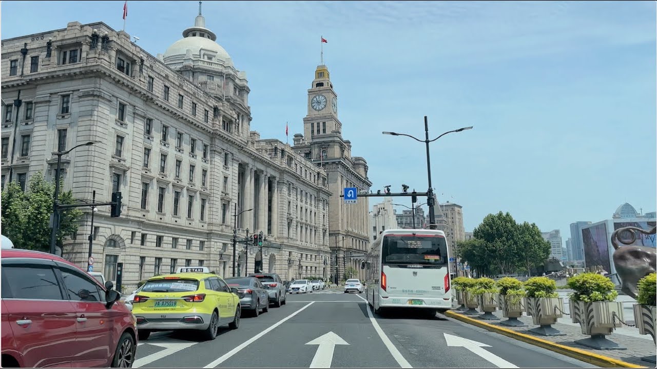 CITY DRVING - SHANGHAI - The Bond  (WaiTan) - 4K @60