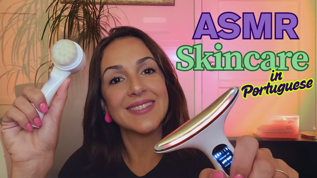 Little Sounds ASMR | Cuidando da Sua Pele Skincare Treatment (in Portuguese)💆🏽‍♂️💆🏽‍♀️