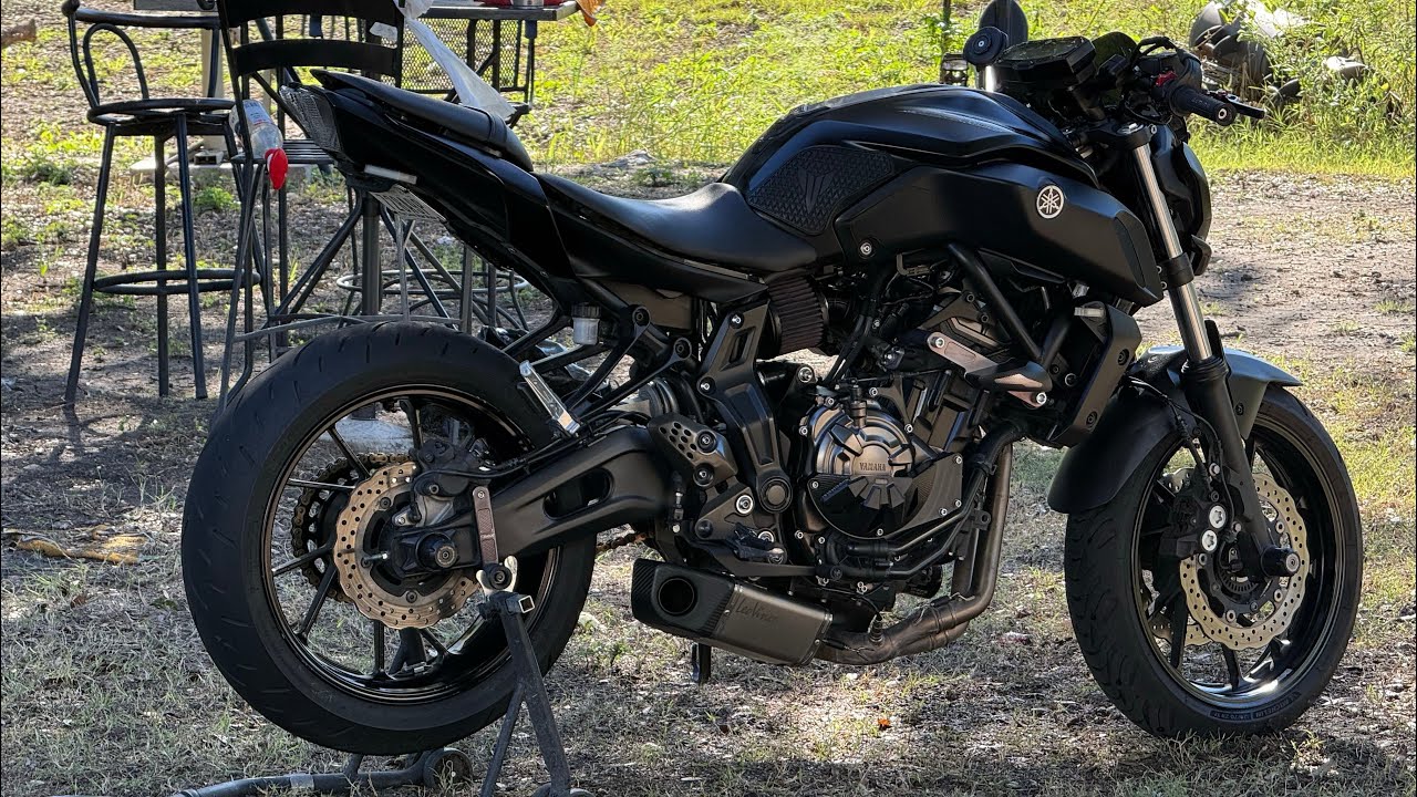 My 2019 Yamaha MT-07 Update #2 ft. Woodcraft clip ons, and new rear sprocket and chain. 