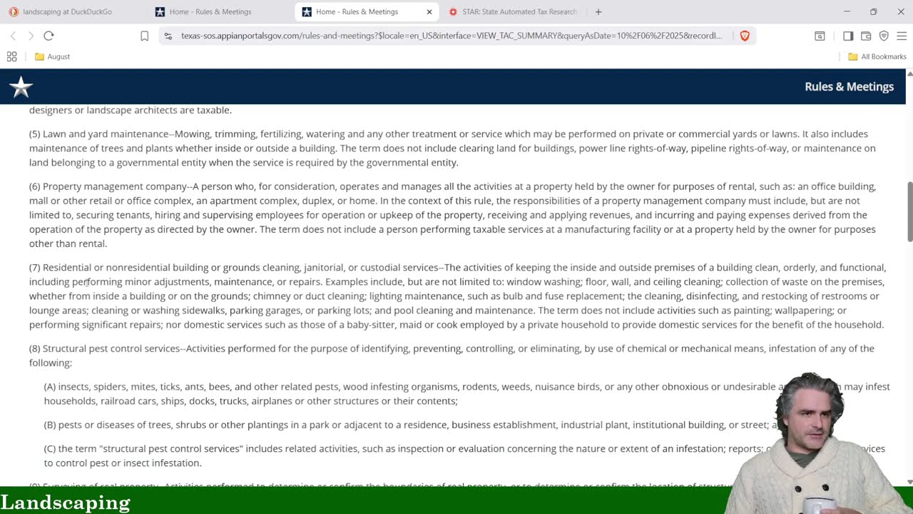 Landscaping - Texas Sales Tax