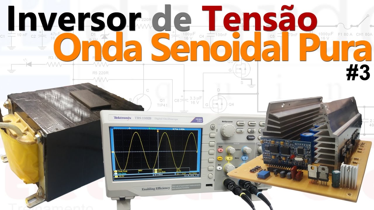 Inversor de Onda Senoidal Pura - Testes com Furadeira