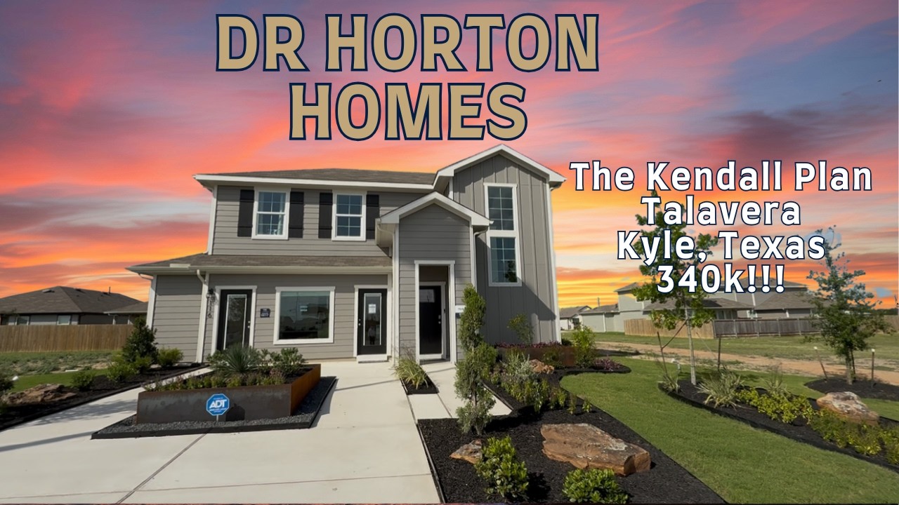 AFFORDABLE HOME NEAR AUSTIN?!?!| The Kendall Plan | Talavera | Kyle, Texas | Texas Home Tour