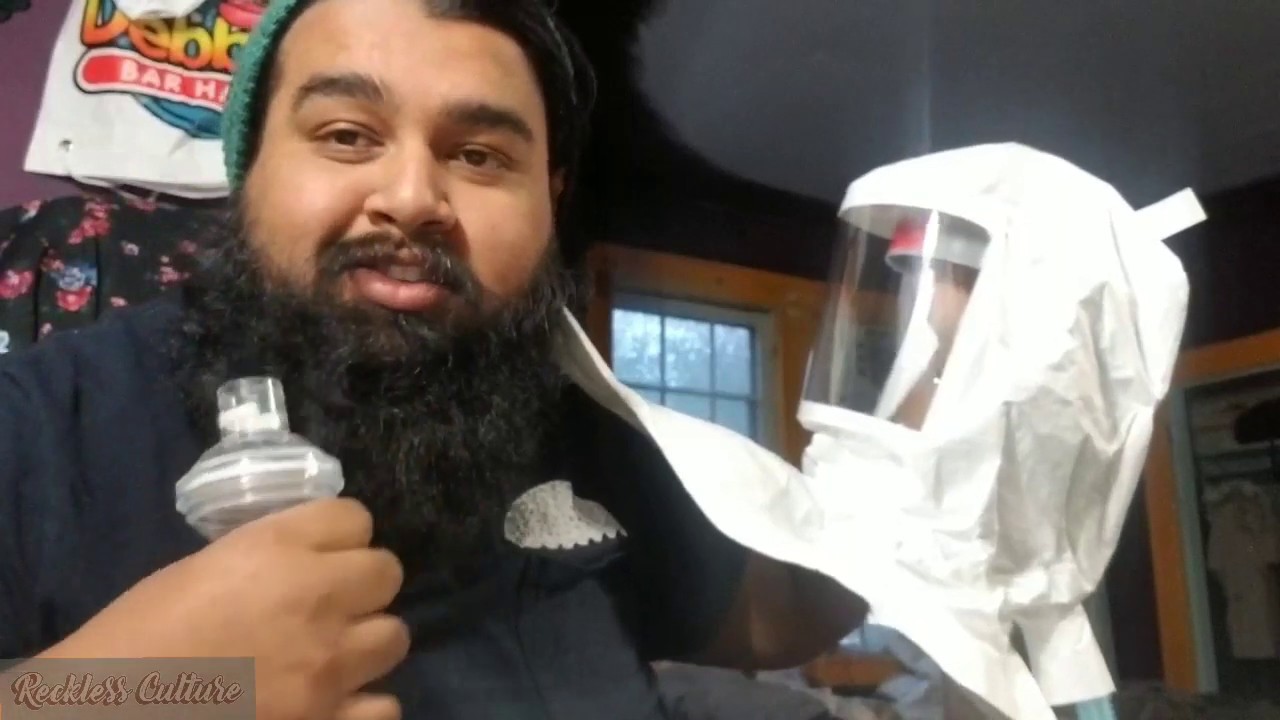LOW-COST POWERED AIR PURIFYING RESPIRATOR HOMEMADE/DIY