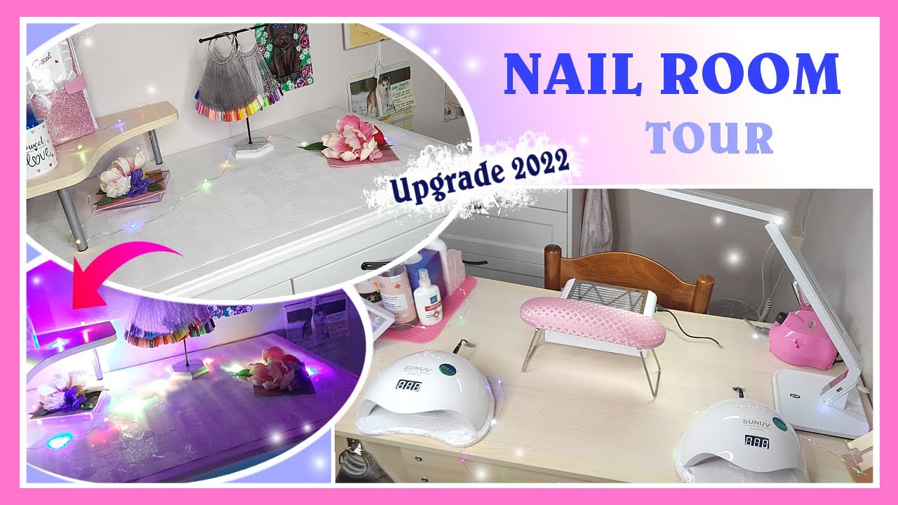 NAIL ROOM TOUR new upgrade: Aggiornamento 2022 della mia postazione