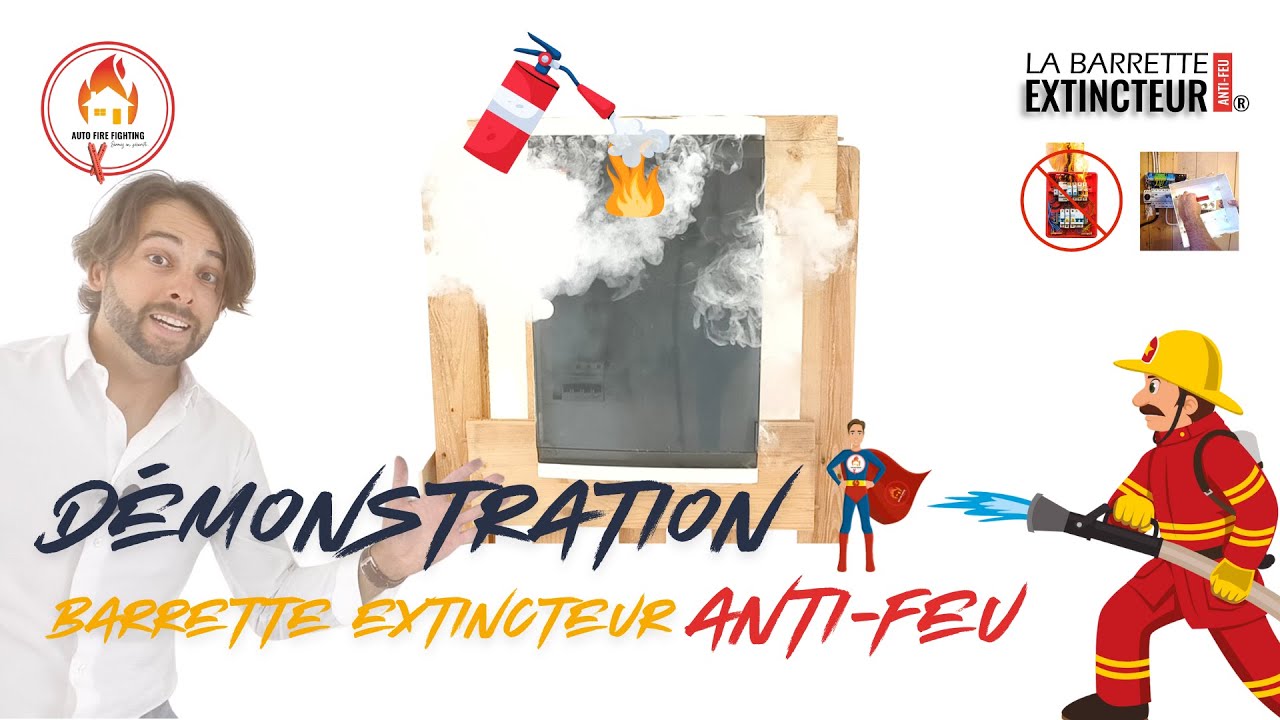 Barrette Extincteur Automatique : Fini les Incendies ! Protection Intelligente pour Tous !