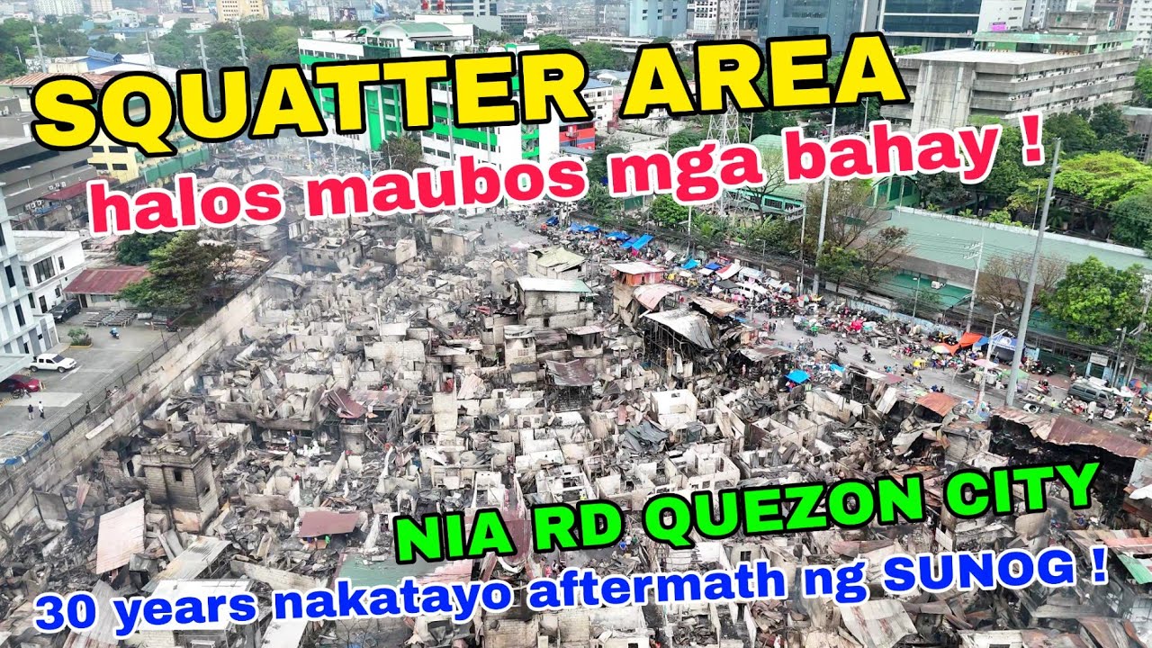 Pinakamalaking squatter area naubos mga bahay hanggang dulo ! NIA RD PINYAHAN QUEZON CITY PART 2