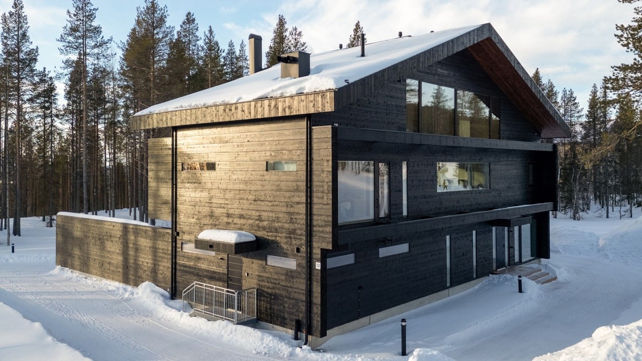House of Grey in Levi Lapland by Aito Loghouses - Finnish quality log homes - Finland