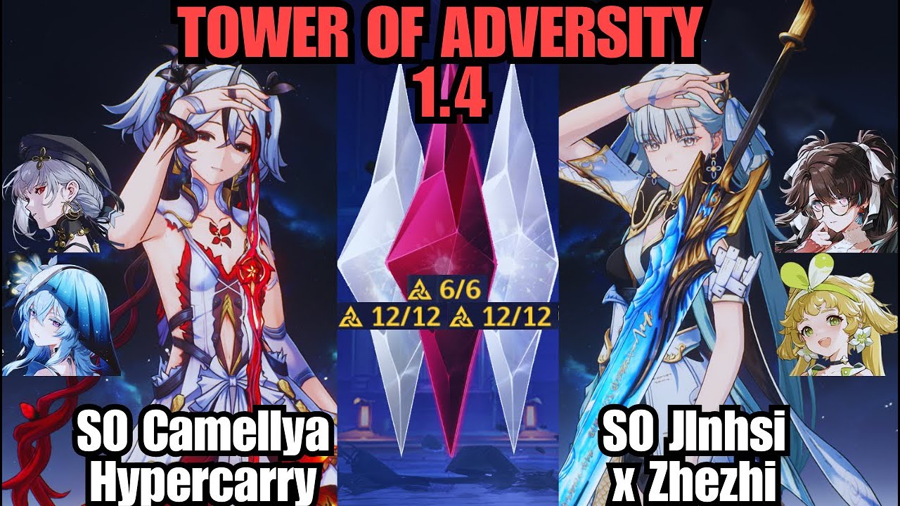 S0 Camellya Hypercarry & S0 Jinhsi x S0 Zhezhi WuWa TOA | Tower of Adversity | Wuthering Waves 1.4