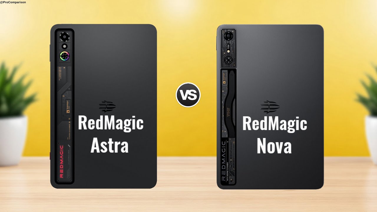 RedMagic Astra Gaming Tablet vs ZTE Nubia RedMagic Nova || Full Comparison