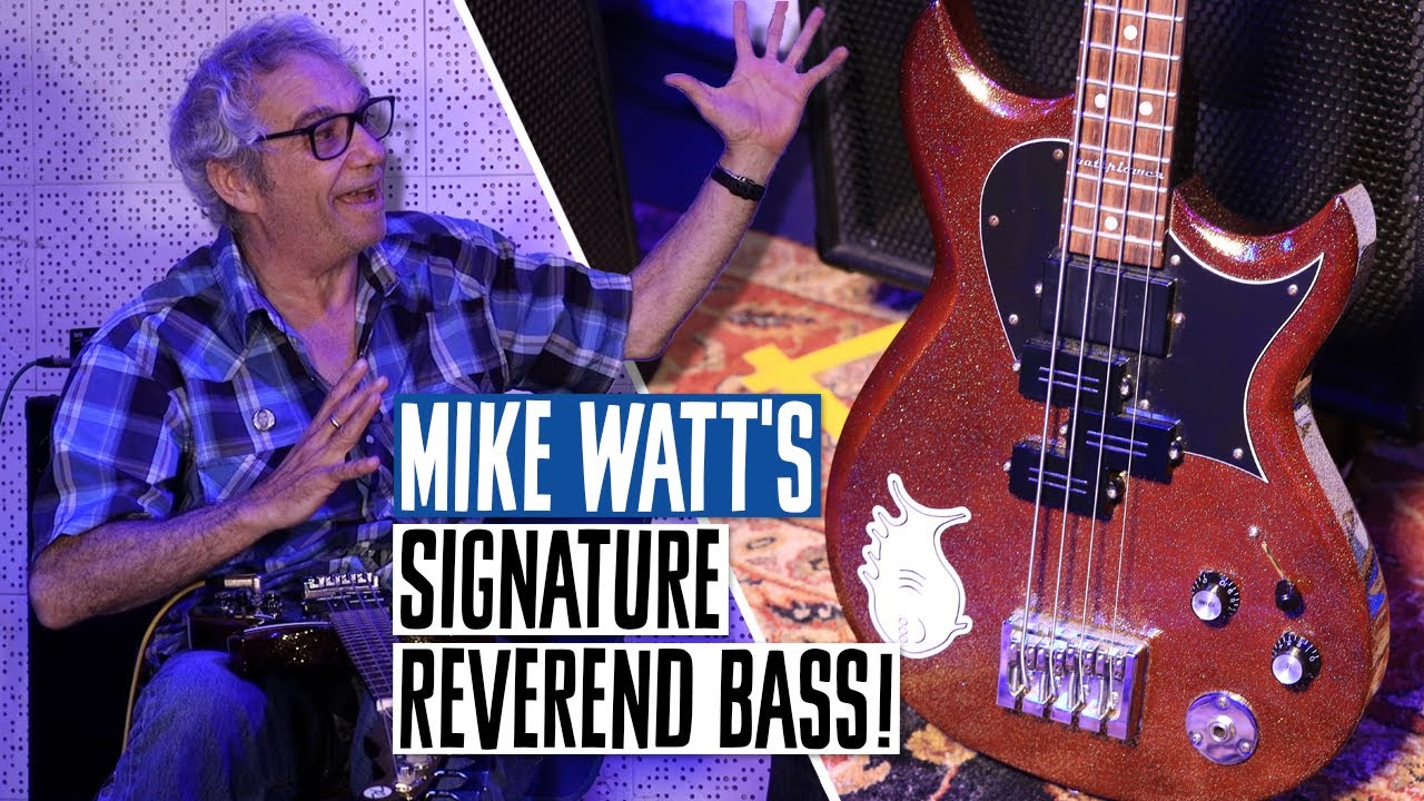 Mike Watt's Signature Reverend Wattplower Bass Guitar