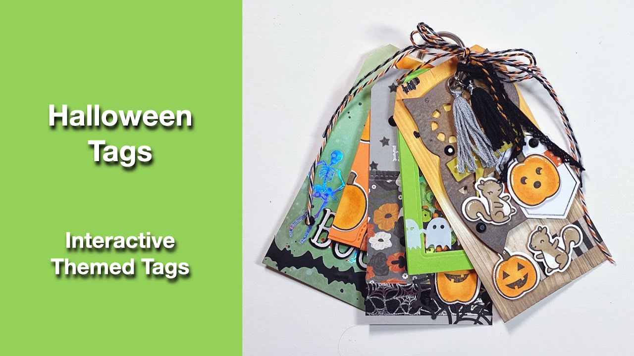 Interactive Halloween Themed Tags