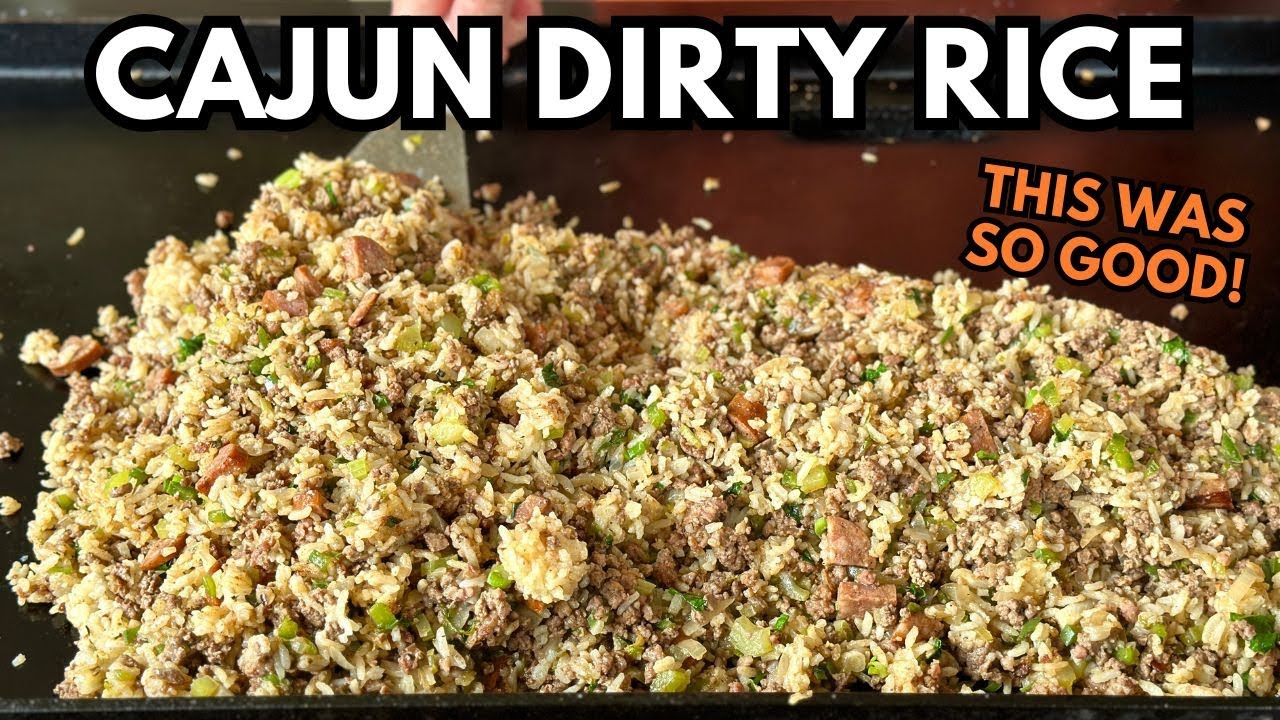 I couldn’t believe how good this Cajun Dirty Rice was!