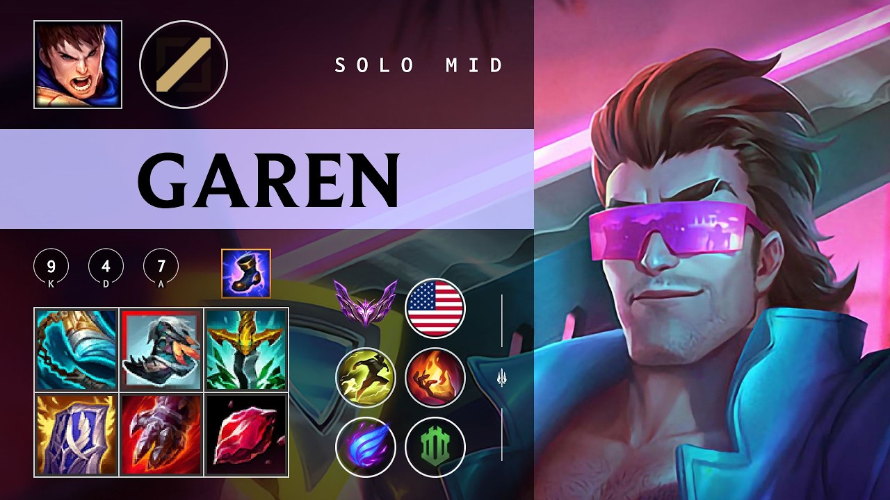 Garen Mid vs Xerath - NA Master Patch 26.04