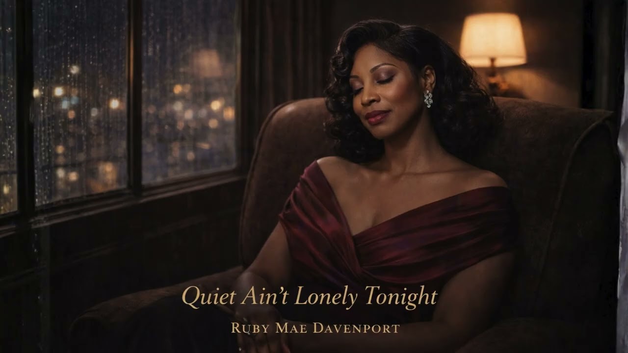 Quiet Ain’t Lonely Tonight 🌧️ Rain Jazz for Calm, Solitude & Late Night Peace