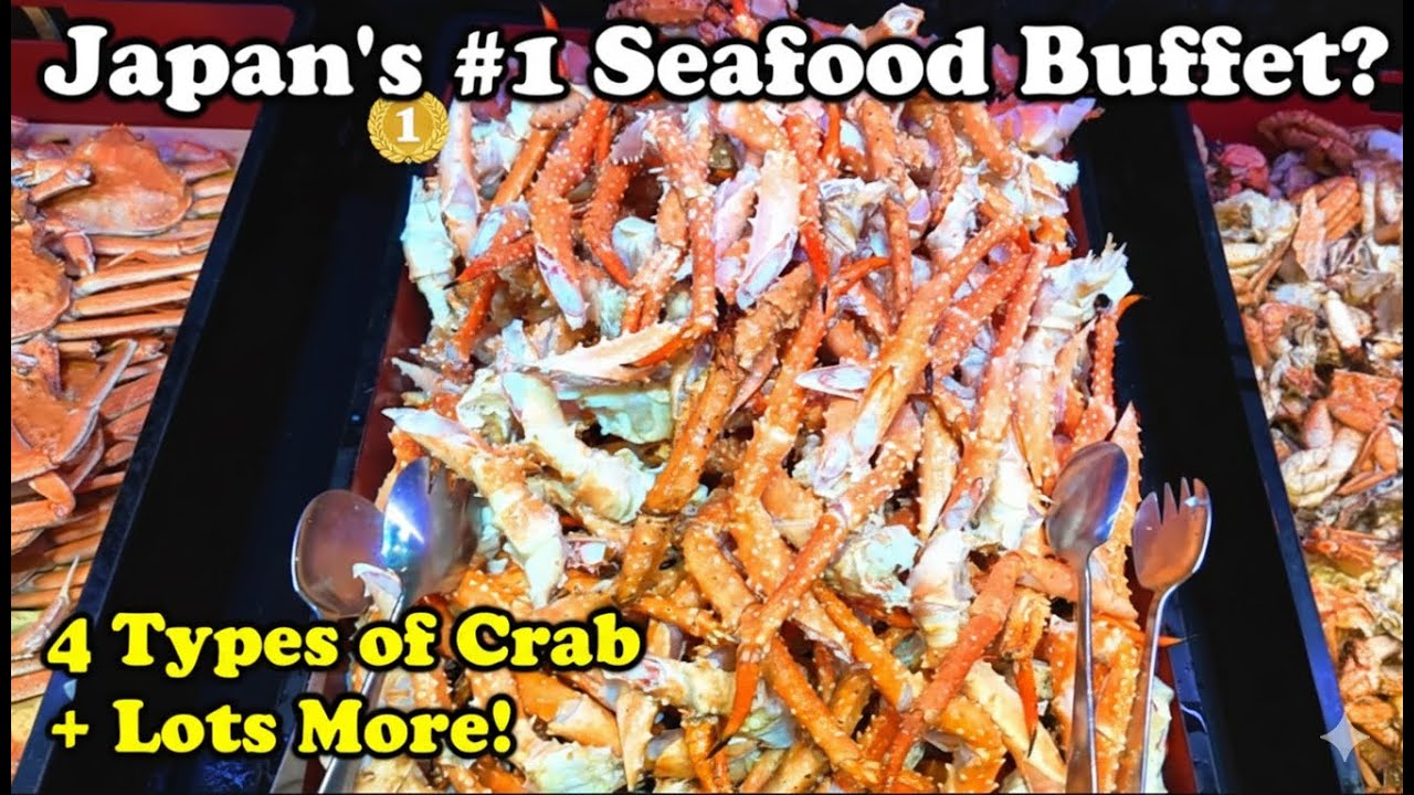 70-Minute All-You-Can-Eat CRAB CHALLENGE in Sapporo, Japan!