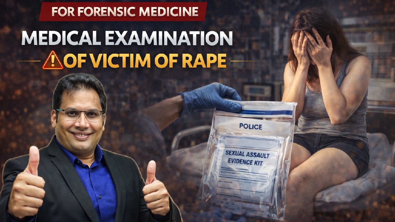 Medical Examination of Victim of Rape | Forensic Medicine | By FMT GURU