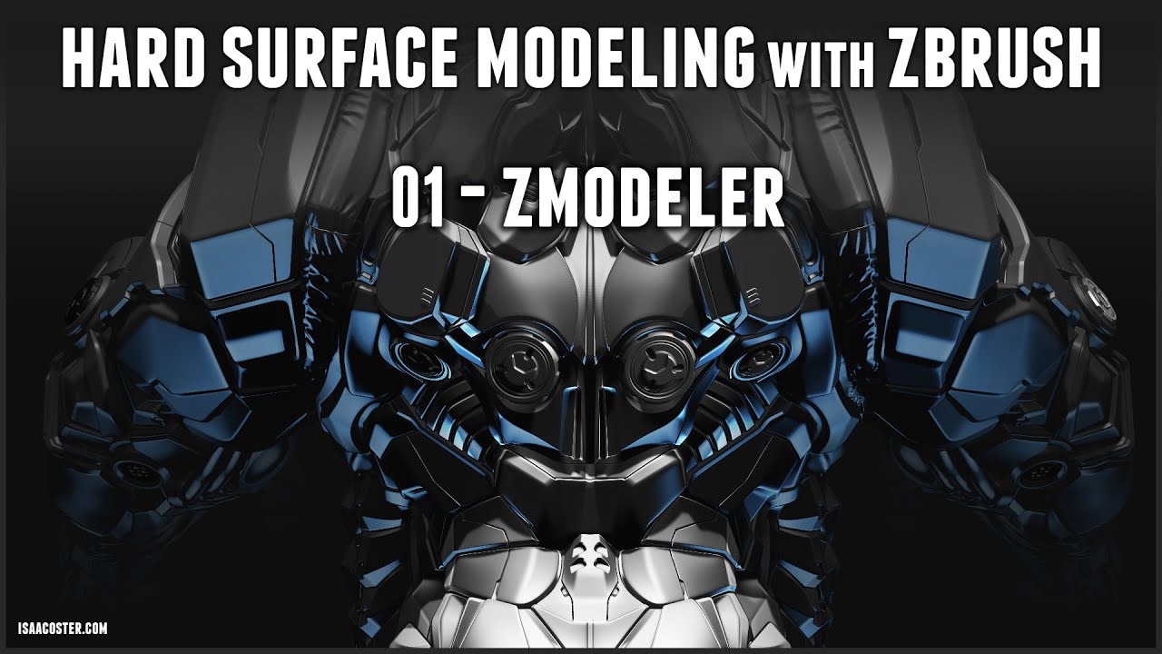 Моделирование твёрдых поверхностей с помощью Zbrush 01 — Zmodeler
