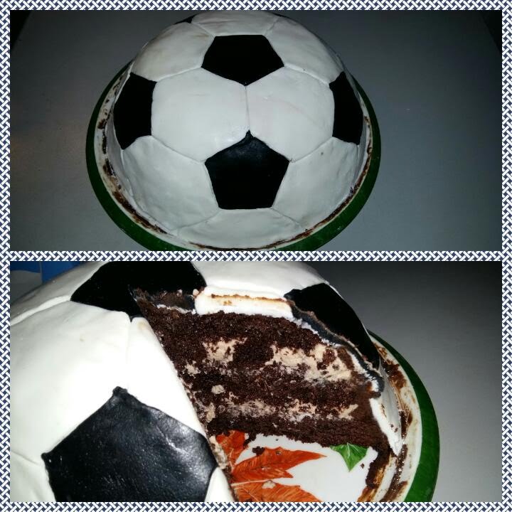 Futbol Topu Pastasi/Yas Pasta/Kek/ Türkce Anatilim