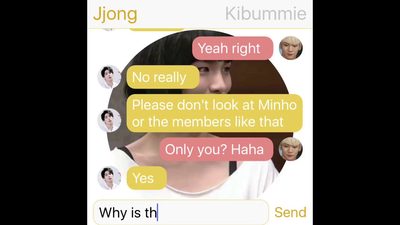 Jongkey ~ Jealous texting