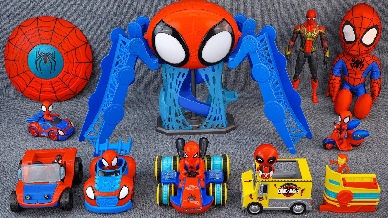 Marvel Spiderman Unboxing Review| Spidey Friends City Track Set | LEGO Spin's Motorcycle 10424 |ASMR
