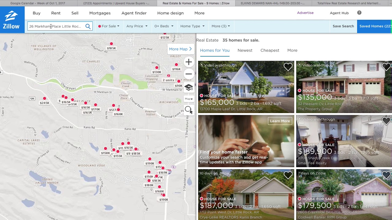 How to get comparable sales and calculate values of Real Estate