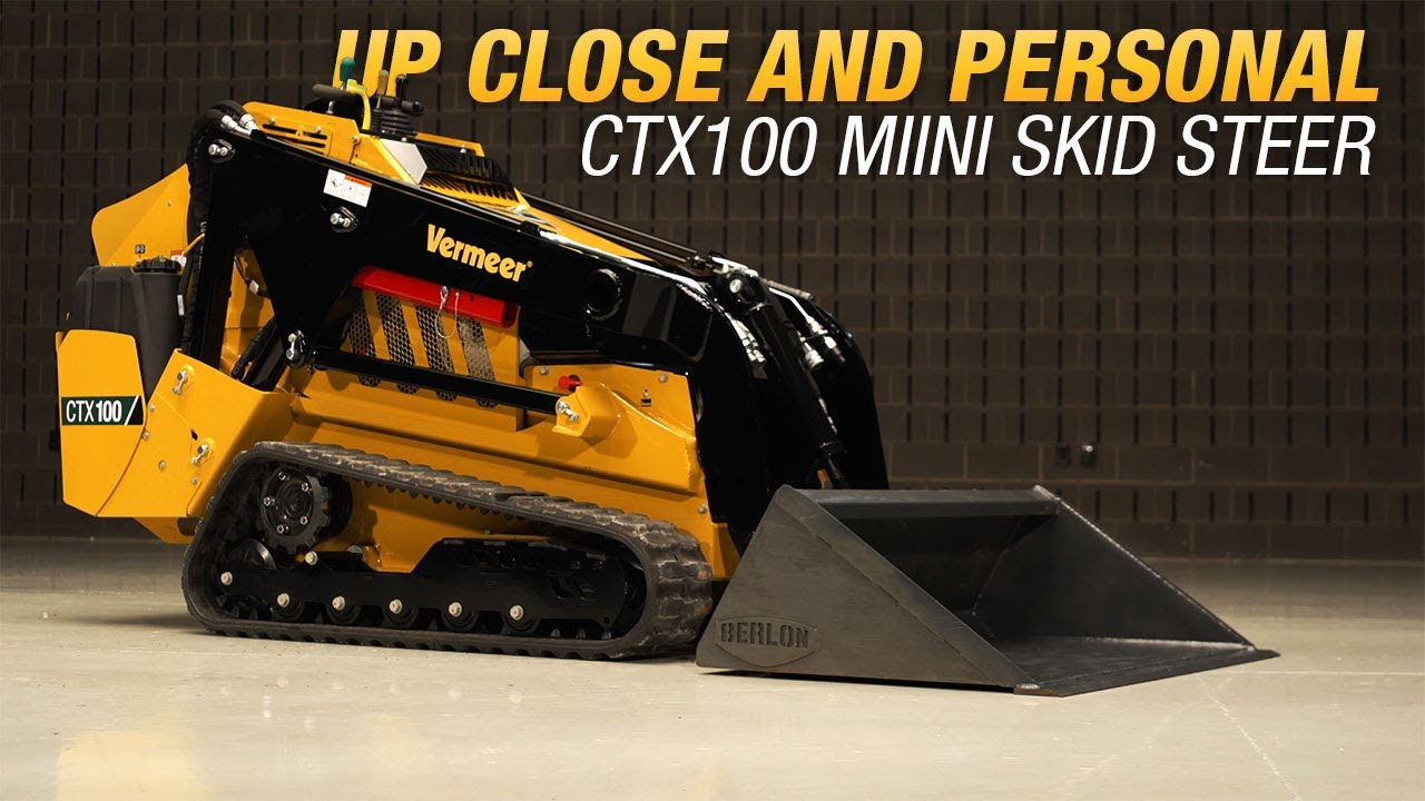 Walkaround of the Vermeer CTX100 mini skid steer