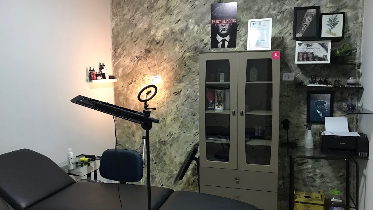 tour pelo meu studio de tatuagem!