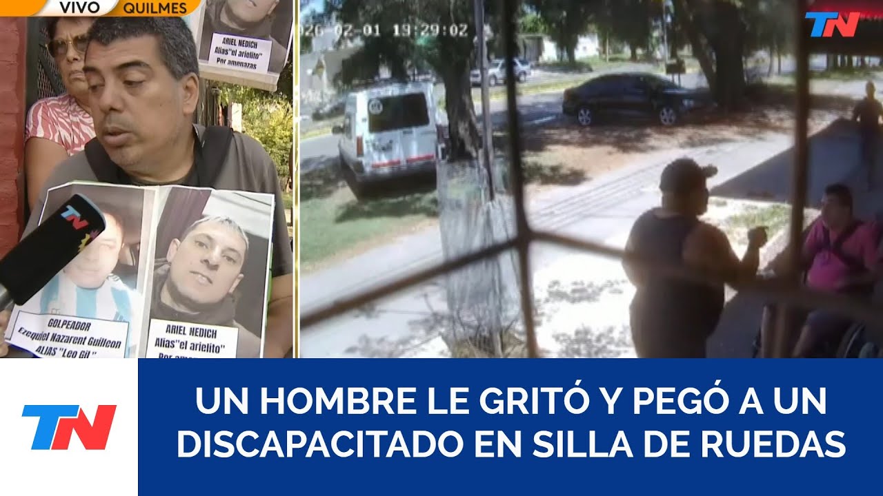 QUILMES I Denunciaron a un hombre por amenazar y golpear a un discapacitado en silla de ruedas